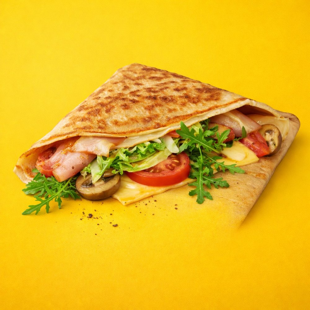 Crêpe salée garnie